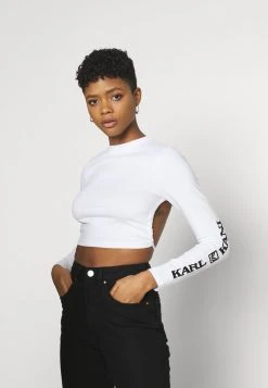 Angebote 🎉 Karl Kani RETRO CROPPED - Langarmshirt - White, Damen ⭐