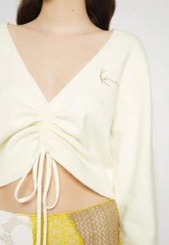 Budget ⌛ Karl Kani CHEST SIGNATURE GATHERED CREW - Strickpullover - Off White, Damen 🤩 -Karl Kani Verkäufe 9794ed7678144e6d8c647bd77e7330c8