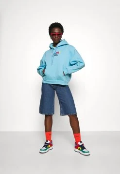 Schlussverkauf 🌟 Karl Kani RETRO HOODIE - Sweatshirt - Light Blue, Damen ✔️ -Karl Kani Verkäufe 9a61c9e21f0041abb0215e18ff15fc39