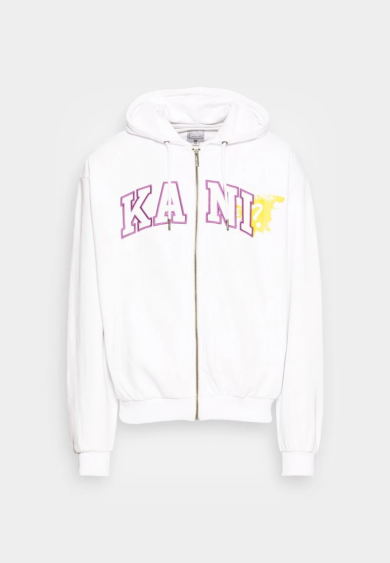 Top 10 ⌛ Karl Kani SERIF ZIP HOODIE UNISEX - Sweatjacke - White 🤩 4 Top 10 ⌛ Karl Kani SERIF ZIP HOODIE UNISEX - Sweatjacke - White 🤩 – Bild 4