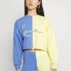 Brandneu ❤️ Karl Kani SIGNATURE CROP BLOCK CREW - Sweatshirt - Blue, Damen 🥰 -Karl Kani Verkäufe 9c83f73b8b3e442796c9cafde217be27