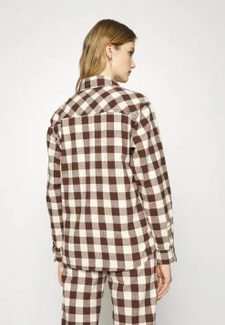 Besorgen ❤️ Karl Kani CHEST SIGNATURE FLANNEL - Hemdbluse - Sand/brown, Damen ⭐ -Karl Kani Verkäufe 9e00f1029fab436da38542a527b1cc1a