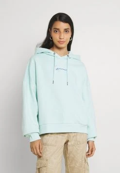 Aktion 🎉 Karl Kani SMALL SIGNATURE HOODIE - Sweatshirt - Mint, Damen 👍