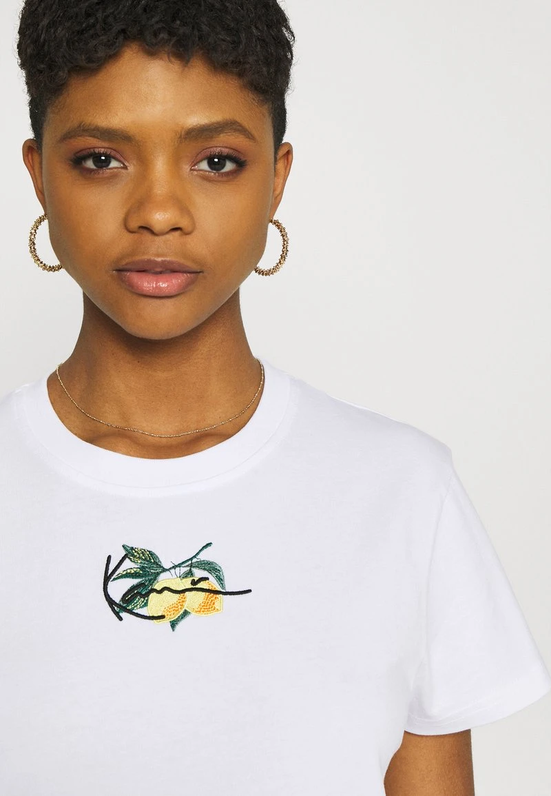 Angebote 🎉 Karl Kani SMALL SIGNATURE TEE - T-Shirt Print - White, Damen 🤩 4 Angebote 🎉 Karl Kani SMALL SIGNATURE TEE - T-Shirt Print - White, Damen 🤩 – Bild 4