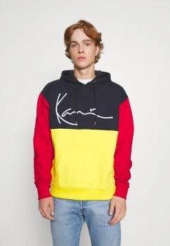 Billig 😉 Karl Kani SIGNATURE BLOCK TEDDY HOODIE UNISEX - Kapuzenpullover - Yellow ⌛