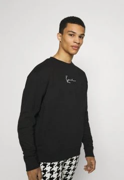 Top 10 ❤️ Karl Kani SMALL SIGNATURE CREW - Sweatshirt - Black, Herren 🔔