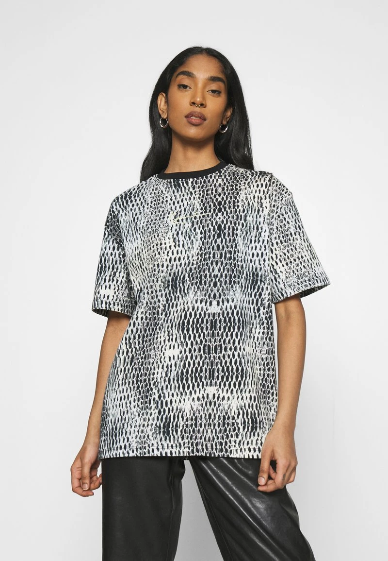 Coupon 🎉 Karl Kani SMALL SIGNATURE SNAKE OVERSIZE TEE - T-Shirt Print - White, Damen ✨ 1 Coupon 🎉 Karl Kani SMALL SIGNATURE SNAKE OVERSIZE TEE - T-Shirt Print - White, Damen ✨