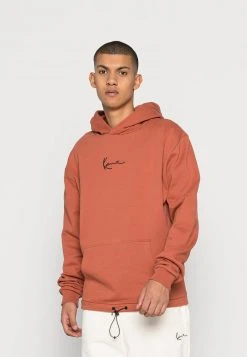 Aktion 🔥 Karl Kani SMALL SIGNATURE HOODIE RUST UNISEX - Kapuzenpullover - Rust ⭐