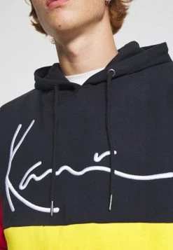 Billig 😉 Karl Kani SIGNATURE BLOCK TEDDY HOODIE UNISEX - Kapuzenpullover - Yellow ⌛ -Karl Kani Verkäufe b1060acf9e744504980a8ded4e88baa5