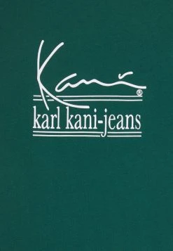 Brandneu ❤️ Karl Kani UNISEX SIGNATURE TEE - T-Shirt Print - Green ❤️ -Karl Kani Verkäufe b11dda069ed143f1a83eb05b9674b3c4
