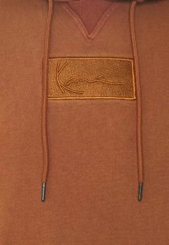 Rabatt ✨ Karl Kani SMALL SIGNATURE BOX WASHED HOODIE UNISEX - Sweatshirt - Dark Orange 😍 -Karl Kani Verkäufe b14dde4ed70b47f1824f71ff0c28b94d