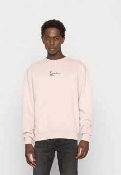 Angebote 😀 Karl Kani UNISEX SMALL SIGNATURE WASHED CREW UNISEX - Sweatshirt - Rose 👍