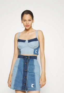 Coupon 🔔 Karl Kani OG BLOCK - Top - Blue, Damen 🧨