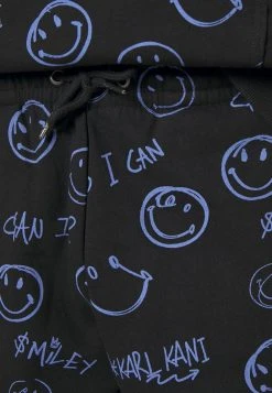 Neu 🌟 KARL KANI X SMILEY® SIGNATURE REGULAR FIT UNISEX - Jogginghose - Black 😍 -Karl Kani Verkäufe b49fefd2e0e94fb9943aa6c4023e7193