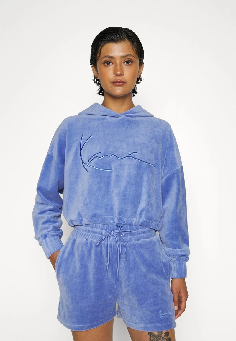 Blitzangebot 🤩 Karl Kani SIGNATURE CROP NICKI HOODIE - Sweatshirt - Blue, Damen ⭐ 1 Blitzangebot 🤩 Karl Kani SIGNATURE CROP NICKI HOODIE - Sweatshirt - Blue, Damen ⭐