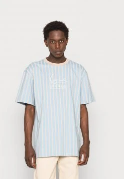 Bestpreis ⌛ Karl Kani SIGNATURE STRIPE TEE UNISEX - T-Shirt Print - Blue 😍