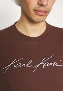 Brandneu 🧨 Karl Kani AUTOGRAPH TEE UNISEX - T-Shirt Basic - Brown 🌟 -Karl Kani Verkäufe b66afd2933d7416796740008c0670435