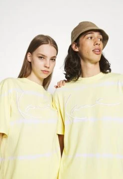 Rabatt 🤩 Karl Kani SIGNATURE TIE DYE TEE UNISEX - T-Shirt Print - Light Yellow 🥰 -Karl Kani Verkäufe b9427750117942ebba790db9ef8af96f