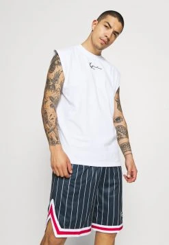 Beste Bewertungen von ✔️ Karl Kani SMALL SIGNATURE TEE - Top - White, Herren 😍