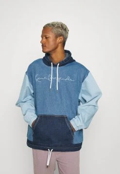 Großhandel 🥰 Karl Kani ORIGINALS BLOCK HOODIE - Kapuzenpullover - Blue, Herren ⭐