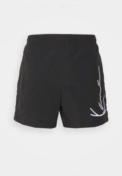 Rabatt 💯 Karl Kani SIGNATURE BOARD - Badeshorts - Black, Herren 😍