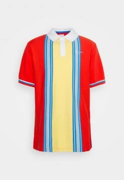Brandneu ❤️ Karl Kani CHEST SIGNATURE STRIPE TEE - Poloshirt - Red, Herren ❤️ -Karl Kani Verkäufe beccd36d8a694bb799a4fdf0516a2665