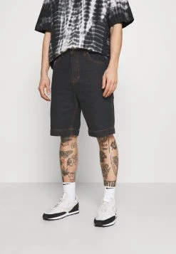 Brandneu 👏 Karl Kani RINSE - Jeans Shorts - Black, Herren ⌛