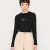 Bestes Angebot 😍 Karl Kani SMALL SIGNATURE - Langarmshirt - Black, Damen 🎁