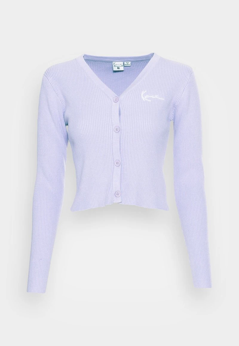 Auslauf ❤️ Karl Kani CHEST SIGNATURE BOLERO PURPLE - Strickjacke - Purple, Damen ✨ 4 Auslauf ❤️ Karl Kani CHEST SIGNATURE BOLERO PURPLE - Strickjacke - Purple, Damen ✨ – Bild 4