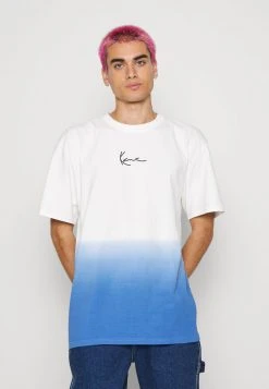 Bestes Angebot 🥰 Karl Kani SMALL SIGNATURE GRADIENT TEE UNISEX - T-Shirt Print - Blue 👏