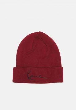 Budget ❤️ Karl Kani SIGNATURE BEANIE UNISEX - Mütze - Dark Red ✔️
