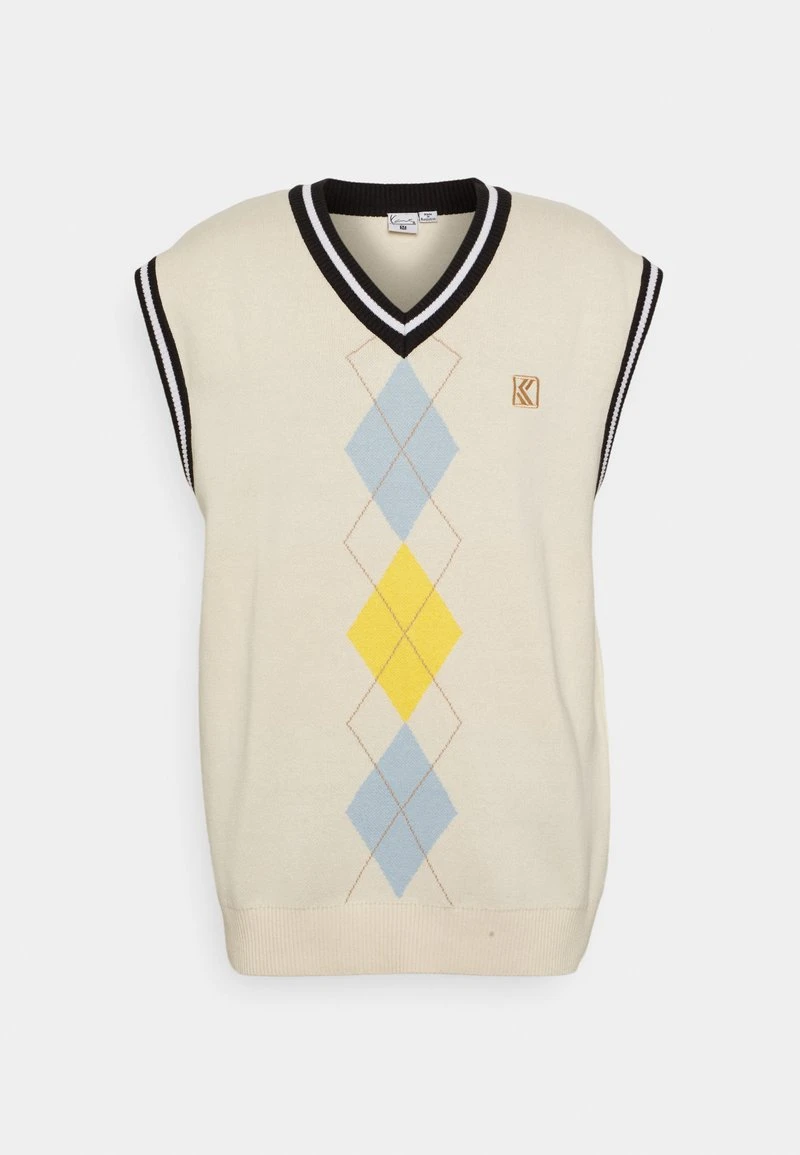 Bestes Angebot 😀 Karl Kani VEST UNISEX - Strickpullover - Cream 🌟 8 Bestes Angebot 😀 Karl Kani VEST UNISEX - Strickpullover - Cream 🌟 – Bild 8