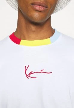 Bester Verkauf ⭐ Karl Kani SMALL SIGNATURE TEE UNISEX - T-Shirt Print - White 🧨 -Karl Kani Verkäufe cbe219b0ff7f45af90f1b4b0240b70d8