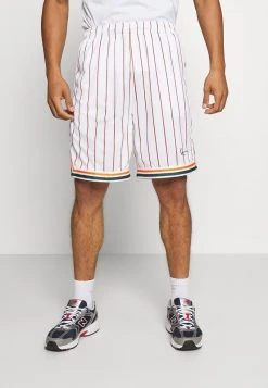 Coupon 🥰 Karl Kani SMALL SIGNATURE PINSTRIPE - Shorts - White, Herren ✨