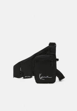 Billig ⌛ Karl Kani SIGNATURE CROSSBODY BAG UNISEX - Umhängetasche - Black 🤩