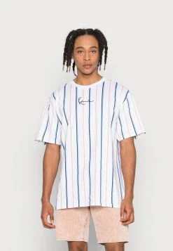 Auslauf 🔥 Karl Kani SIGNATURE PINSTRIPE TEE UNISEX - T-Shirt Print - Multicolor ❤️