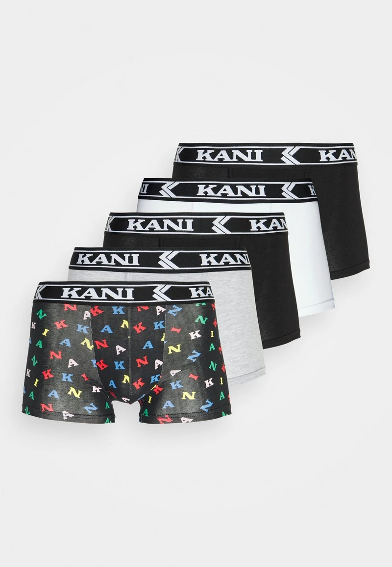 Angebote ⌛ Karl Kani RETRO TAPE BOXER BRIEF 5 PACK - Panties - Multicolor/white/grey/black, Herren 🛒 1 Angebote ⌛ Karl Kani RETRO TAPE BOXER BRIEF 5 PACK - Panties - Multicolor/white/grey/black, Herren 🛒