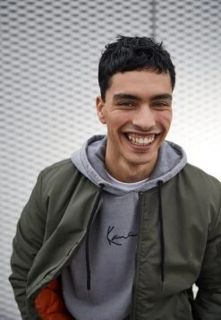 Bester Verkauf 😍 Karl Kani UNISEX SMALL SIGNATURE OS HOODIE BLEACHED - Sweatshirt - Grey ⌛ -Karl Kani Verkäufe d6484e19703940ee9d63000e8e1df2cc