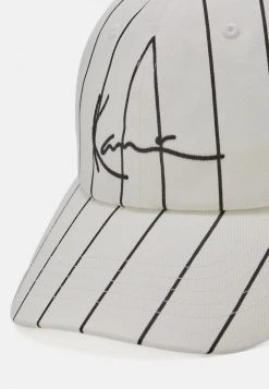 Brandneu 🧨 Karl Kani SIGNATURE PINSTRIPE UNISEX - Cap - White 😉 -Karl Kani Verkäufe d7897a9f75844841a7dc5bc982e1c805
