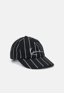 Bestes Angebot 🎁 Karl Kani SIGNATURE PINSTRIPE UNISEX - Cap - Black 🎁