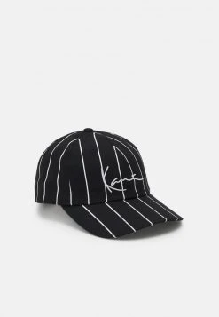 Bester Verkauf ✨ Karl Kani SIGNATURE PINSTRIPE UNISEX - Cap - Black ✔️