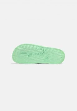 Brandneu 👏 Karl Kani SIGNATURE POOL SLIDE - Pantolette Flach - Green, Damen 🤩 -Karl Kani Verkäufe d833377938bb4b23b963434bd6dd75c7