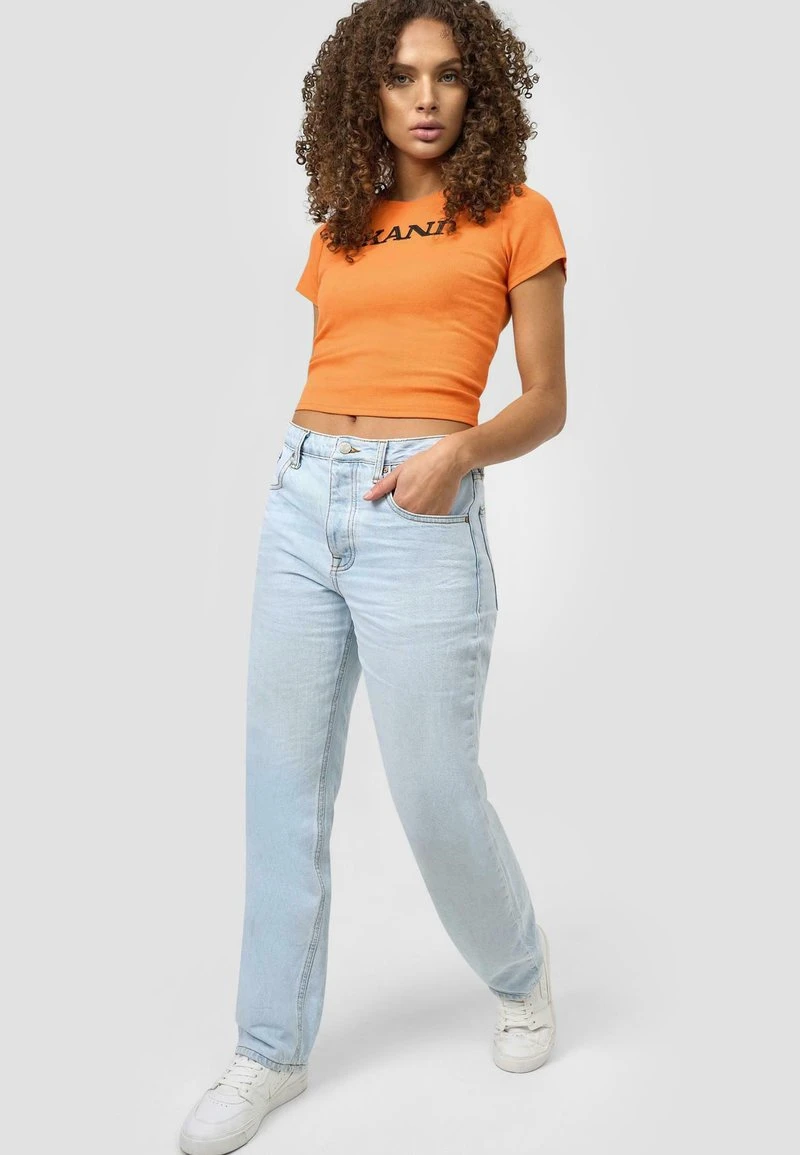 Rabatt ✨ Karl Kani T-Shirt Print - Orange, Damen 😉 2 Rabatt ✨ Karl Kani T-Shirt Print - Orange, Damen 😉 – Bild 2