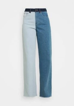 Besorgen 😉 Karl Kani BLOCK WIDE LEG PANTS - Jeans Straight Leg - Blue, Damen 🎁 -Karl Kani Verkäufe de82f2b7d41240debad476f15ea1ae44