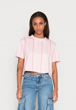 Schlussverkauf ⌛ Karl Kani SMALL SIGNATURE CROP TEE - T-Shirt Print - Rose, Damen ✨