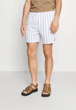 Coupon ✨ Karl Kani ORIGINALS PINSTRIPE - Shorts - White, Herren ✨