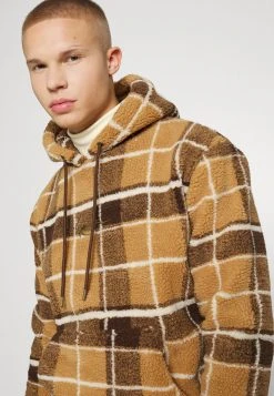 Blitzangebot 🌟 Karl Kani SIGNATURE TEDDY CHECK HOODIE UNISEX - Kapuzenpullover - Brown 🌟 -Karl Kani Verkäufe e70bd2d4f8864f14b5d74e3137afcdbc