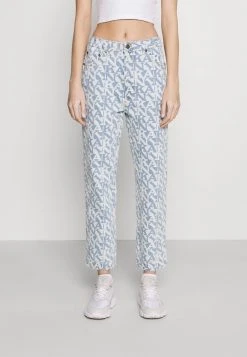 Am billigsten 🤩 Karl Kani Jeans Straight Leg - Light Blue, Damen 🔥