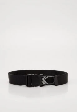 Brandneu ⌛ Karl Kani COLLEGE CLICK BELT - Gürtel - Black, Unisex 🤩