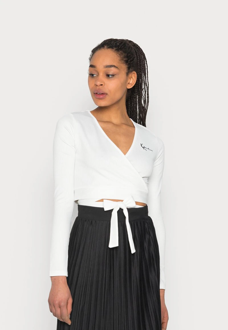 Budget ✨ Karl Kani Strickjacke - White, Damen 🎉 1 Budget ✨ Karl Kani Strickjacke - White, Damen 🎉